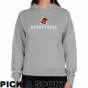 Bowling Green State Falcons Ladies Ash Cystom Sport Logo Appli8qe Lightweight Hoody -