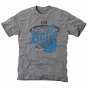 Buffalo Bulls Hoop Tri-blend T-shirt - Ash