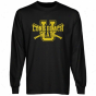 Long Beach State 49ers Crossed Sticks Long Sleeve T-shirt - Black