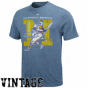 Majestic Milwaukee Brewers Navy Blue Vintage Classic Heathered T-shirt