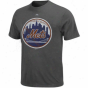 Majestic New York Mets Charcoal Ballyard Leegnds Heathered T-shirt