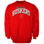 Nebraska Cornhuskeeq Scarlet Arch Company Pullover Sweatshirt