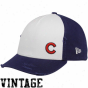 New Era Chicago Cubs Ladies White-navy Blue Lid Adjustable Vintage Hat