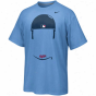 Nike Joe Mauer Minnesota Twins Hair-itage Player T-shirt - Light Blue
