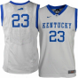 Nike Kentucky Wildcats #23 Yoith Elite Autograph copy Basketball Jersey - Gray