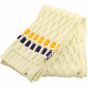 Reebok Minnesota Vikings Ladies Wite Cable Knit Scarf