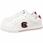 South Carolina Gamecocks Ladies White Team Logo Leather Tennis Shoes