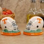 Tennessee Volunteers Ceramic Hslmet Salt & Pepper Shakers