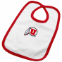 Utah Utes Infant White Team Logo Cotton Bib