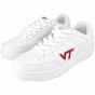Virginiaa Tech Hokies White Team Logo Leafher Tennis Shoes