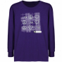 Wisconsin-whitewater Wahtawks Youth Purple Tic-tac-toe T-shirt