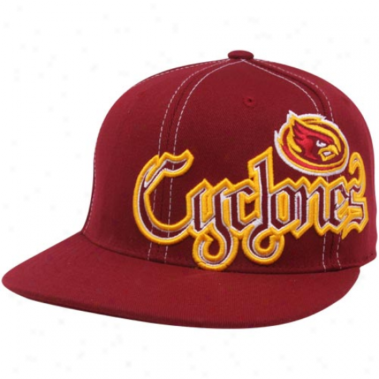 Top Of The World Iowa State Cyclones Cardinal Saga Flat Brim One-fit Hat