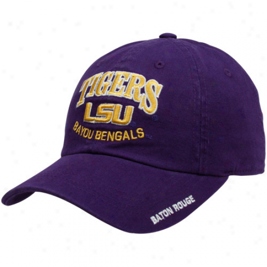 Top Of The World Lsu Tigers Pyrple Nationwide Adjustable Hat