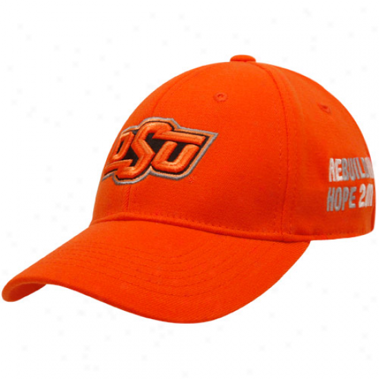 Top Of The World Oklahoma State Cowboys Orange Tornado Relief One-fit Cardinal's office