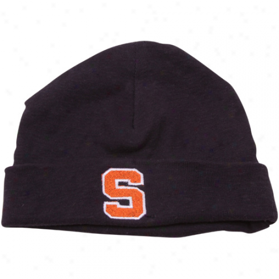 Top Of The World Syracuse Orange Infant Navy Blue Team Cuffed Knit Beanie