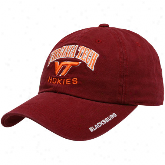 Top Of The World Virginia Tech Hokies Maroon Nationwide Adjustable Hat