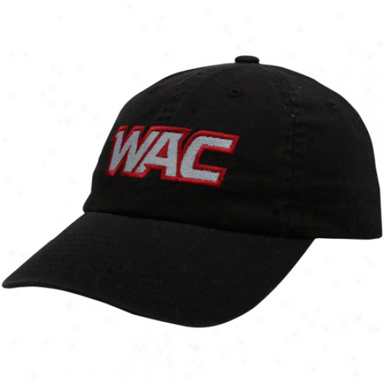 Top Of The World Wac Black Domestic Conference Logo Adjustable Hat