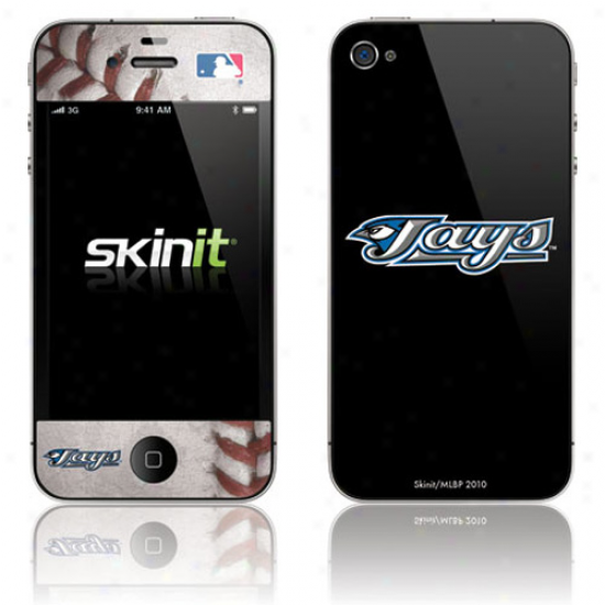 Toronto Blue Jays Black-white Iphone 4 Skin