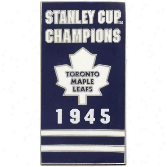 Toronto Maple Leafs 1945 Stanley Cup Champs Banner Pin