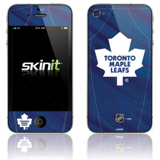 Toronto Maple Leafs Home Jersey Iphone 4 Skin -