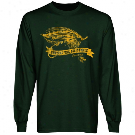 Uab Blazers Tackle Long Sleeve T-shirt - Green