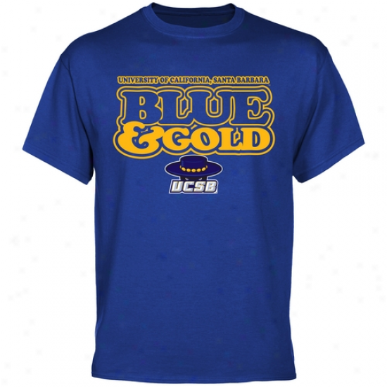 U Santa Bargara Gauchos Our Colors T-shirt - Royal Blue