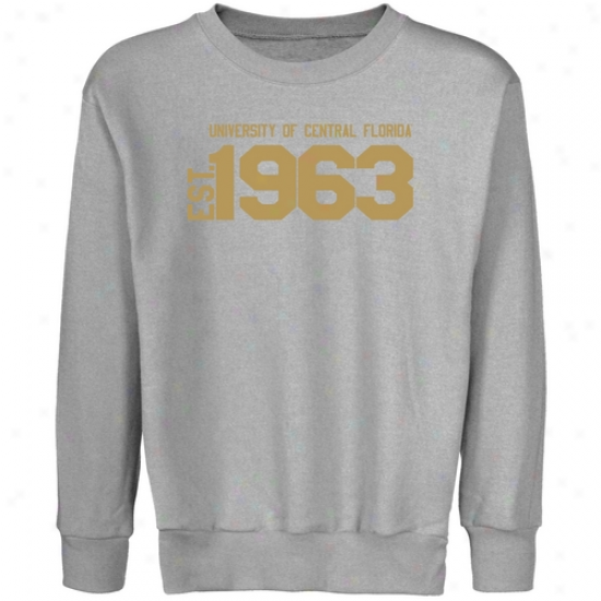 Ucf Knights Juvenility Steel Est. Date Crew Neck Fleece Sweatshirt