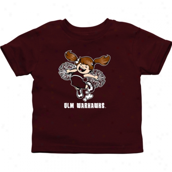 Ulm Warhawks Infant Cheer Squad T-shirt - Maroon