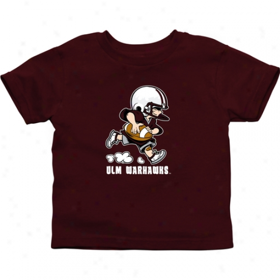 Ulm Warhawks Infant Little Squad T-shi5t - Maroon