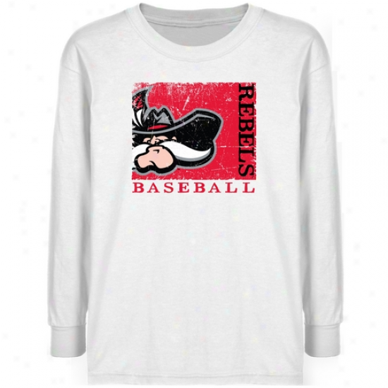 Unlv Rebels Youth White Sport Stamp T-shirt