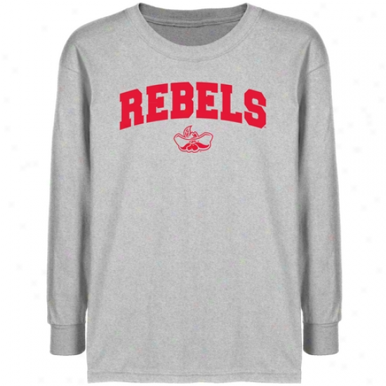 Unlv Runnin Rebels Youth Ash Logo Arch T-shirt