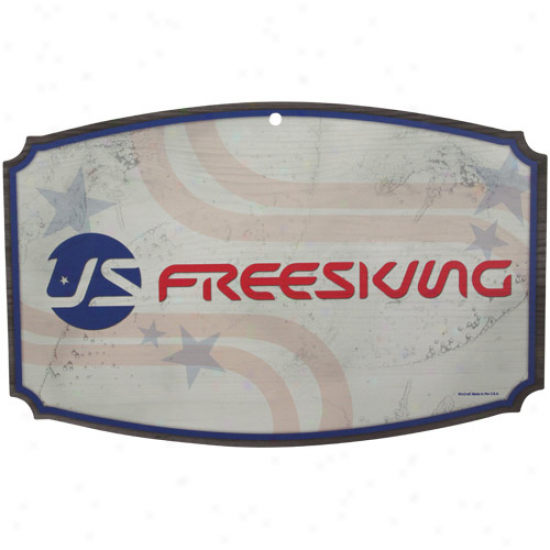 U.s. Freeskiing 11'' X 17'' Forest Sign