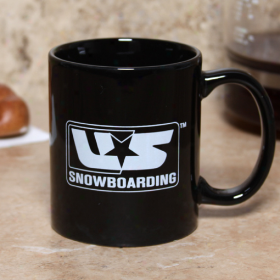 U.s. Snowboarding Black 11oz. Traditional Ceramic Mug