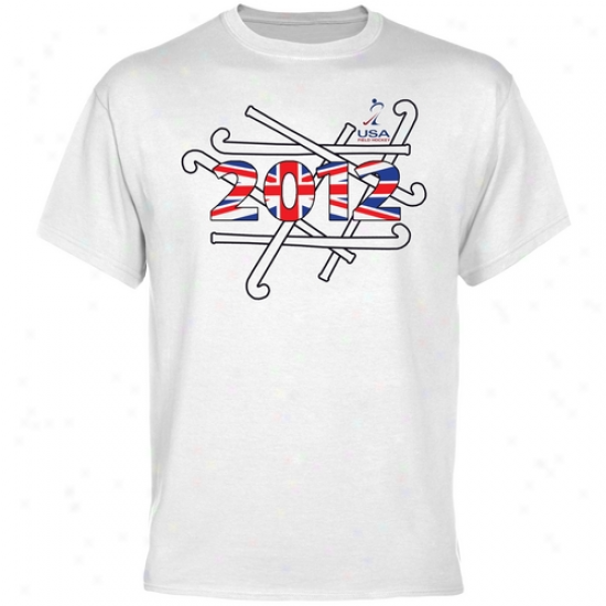 Usa Field Hocke6 London Bound T-shirt - White