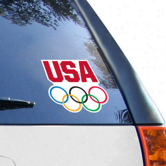 Usa Olympics 8''x 8'' Team Logo Die-cut Decal