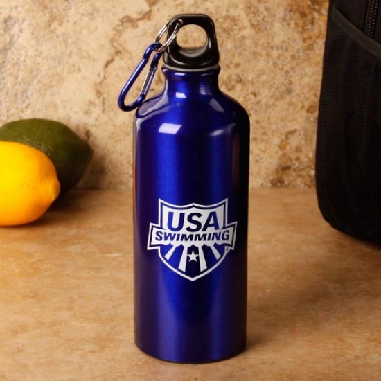 Usa Swimming Royal Blue 22oz. Aluminum Water Bottle