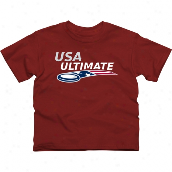 Usa Ultimate Youth Usa Ultmate T-shirt - Red