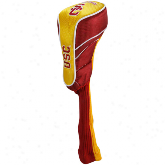 Usc Trojans Cardinal-gold Individual Driver Headcover