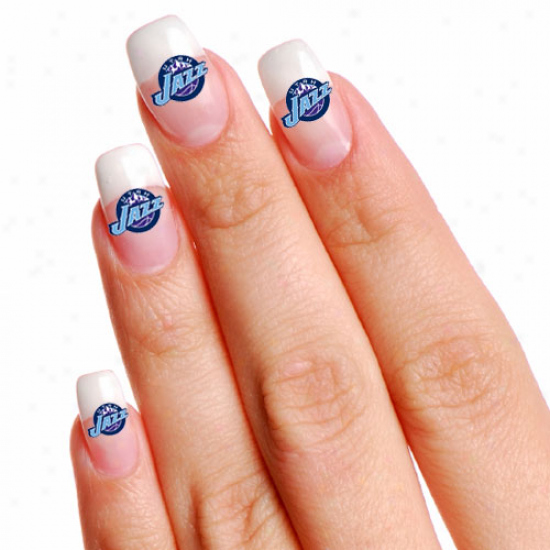 Utah Jazz 4-pack Temporary Nail Tattoos