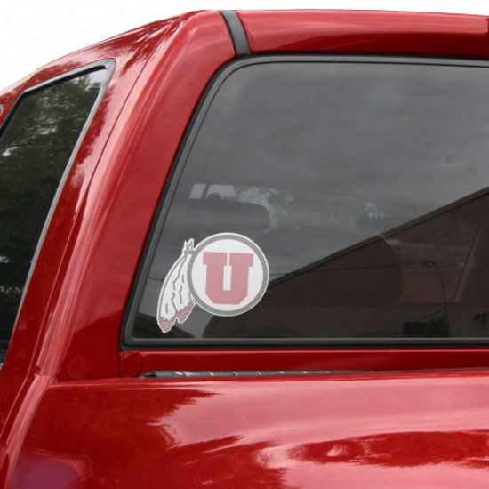 Utah Utes Large ePrforated Window Decal