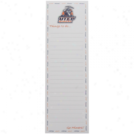 Utep Miners Things To Do Magnet Pad