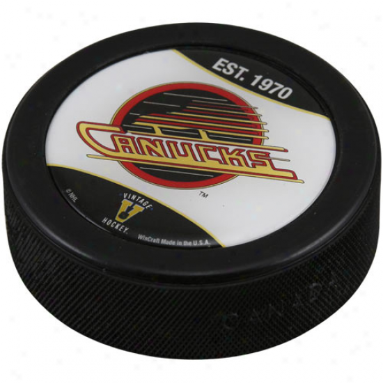 Vancouver Canucks Domed Hockey Puck