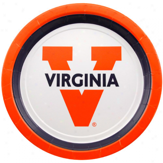 Virginia Cavaliers 10-;ack Dinner Plates