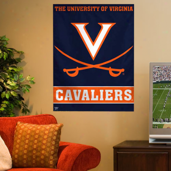 Virginia Cavaliers 27'' X 37'' Perpendicular Banner Flag