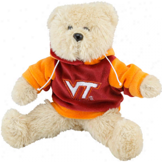 Virginia Tech Hokies 8'' Plush Hoodie Bear-