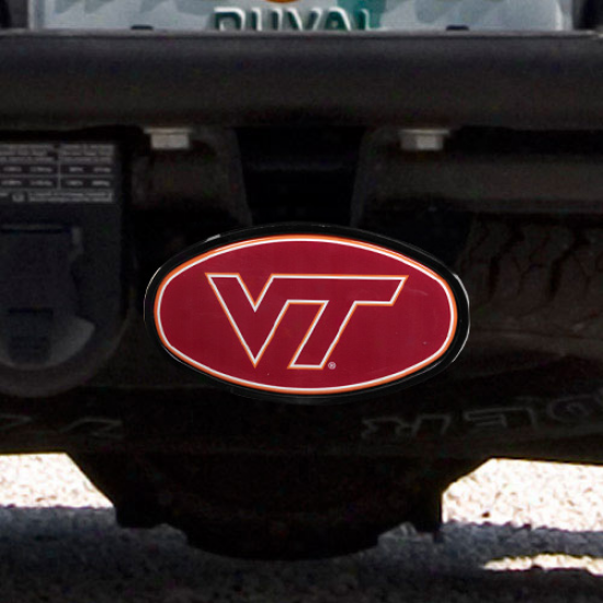 Virginia Tech Hokies Domed Logo Plastic Hitch Cover