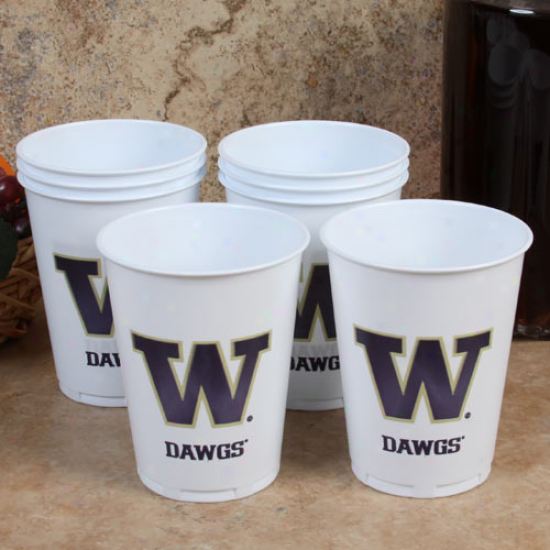 Washington Huskies 8-pack 14oz. Plastic Orgies