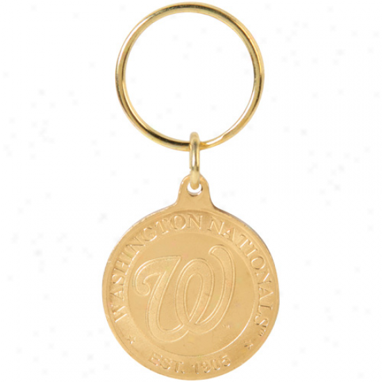 Washington Nationals Nationals Park Bronze Coin Keychain