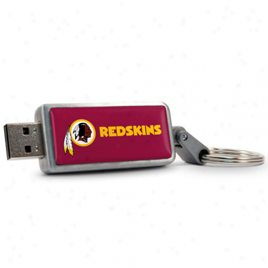 Washington Redskins 4gb Usb Flash Airing Keychain