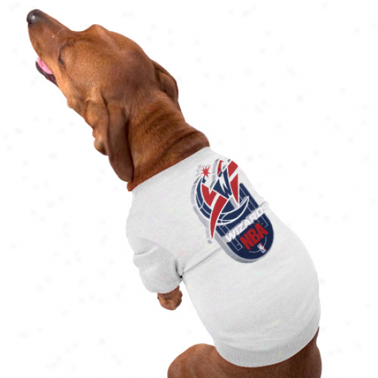 Wasbington Wizards Performance Pet T-shirt - White